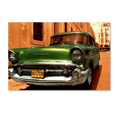 Trademark Fine Art '1957 Chevy Bel Air' Canvas Art, 16x24 MA008-C1624GG